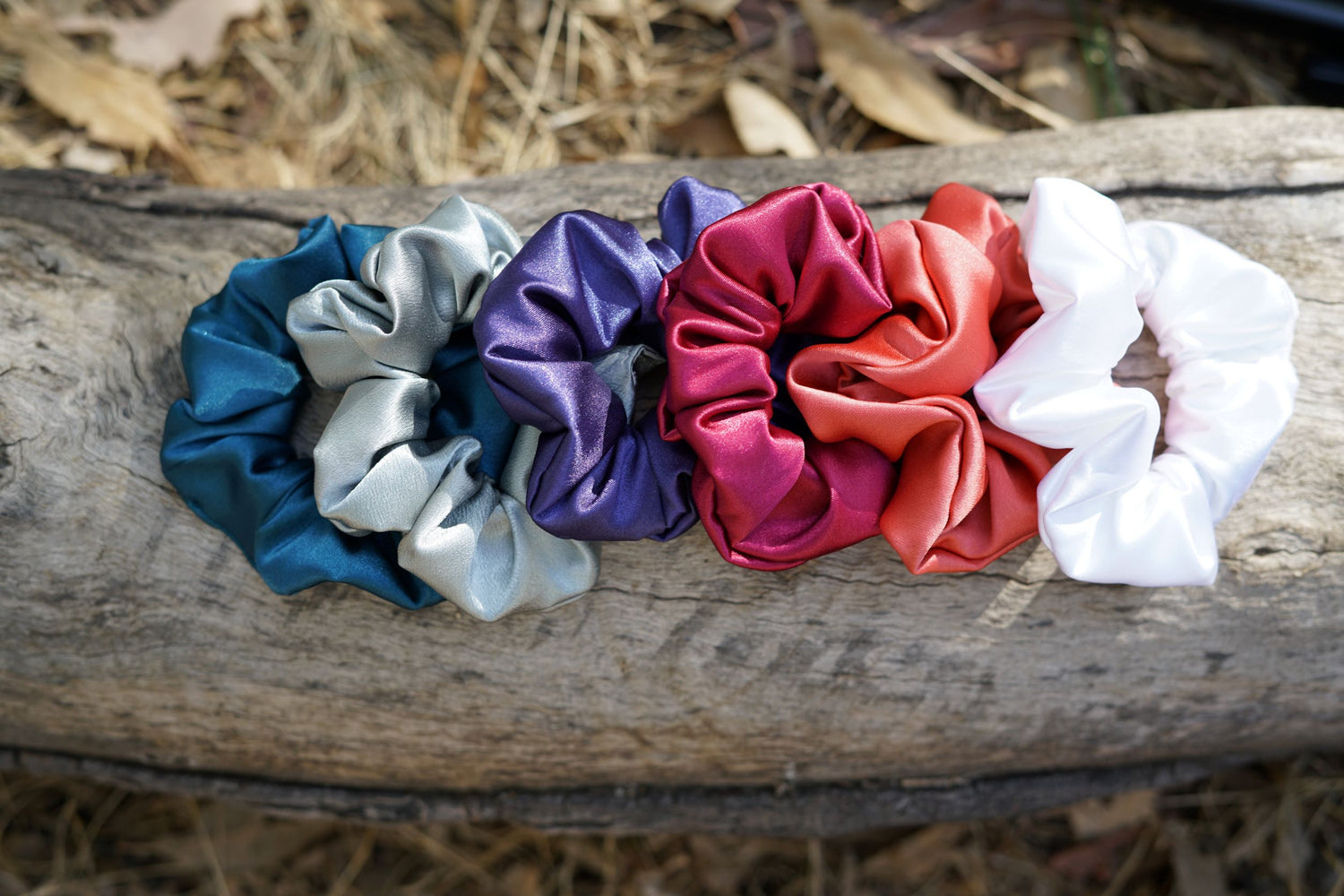 Satin and Silk Scrunchies