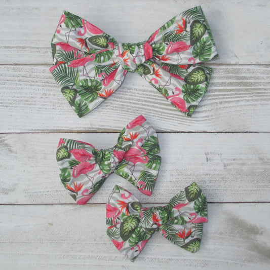 Tropical Flamingo Hairbow