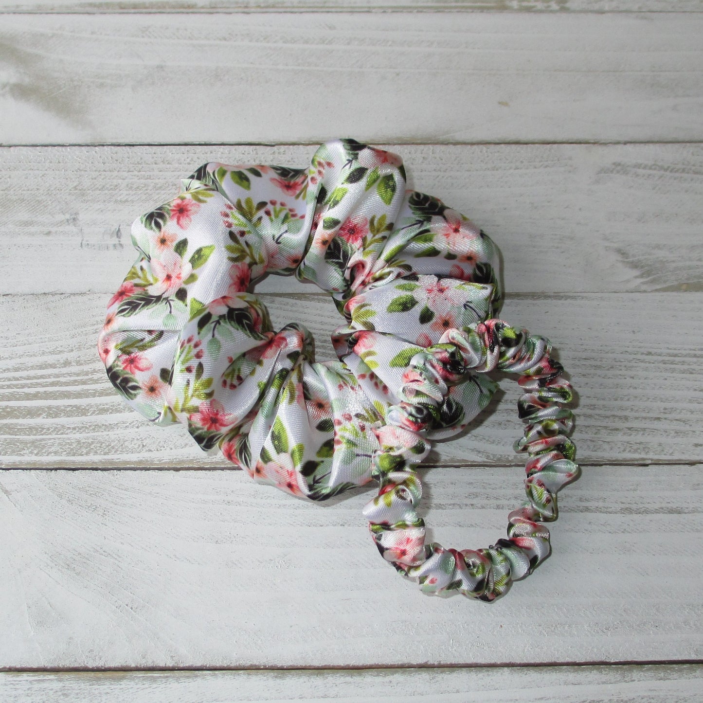 Tropical Floral Scrunchie