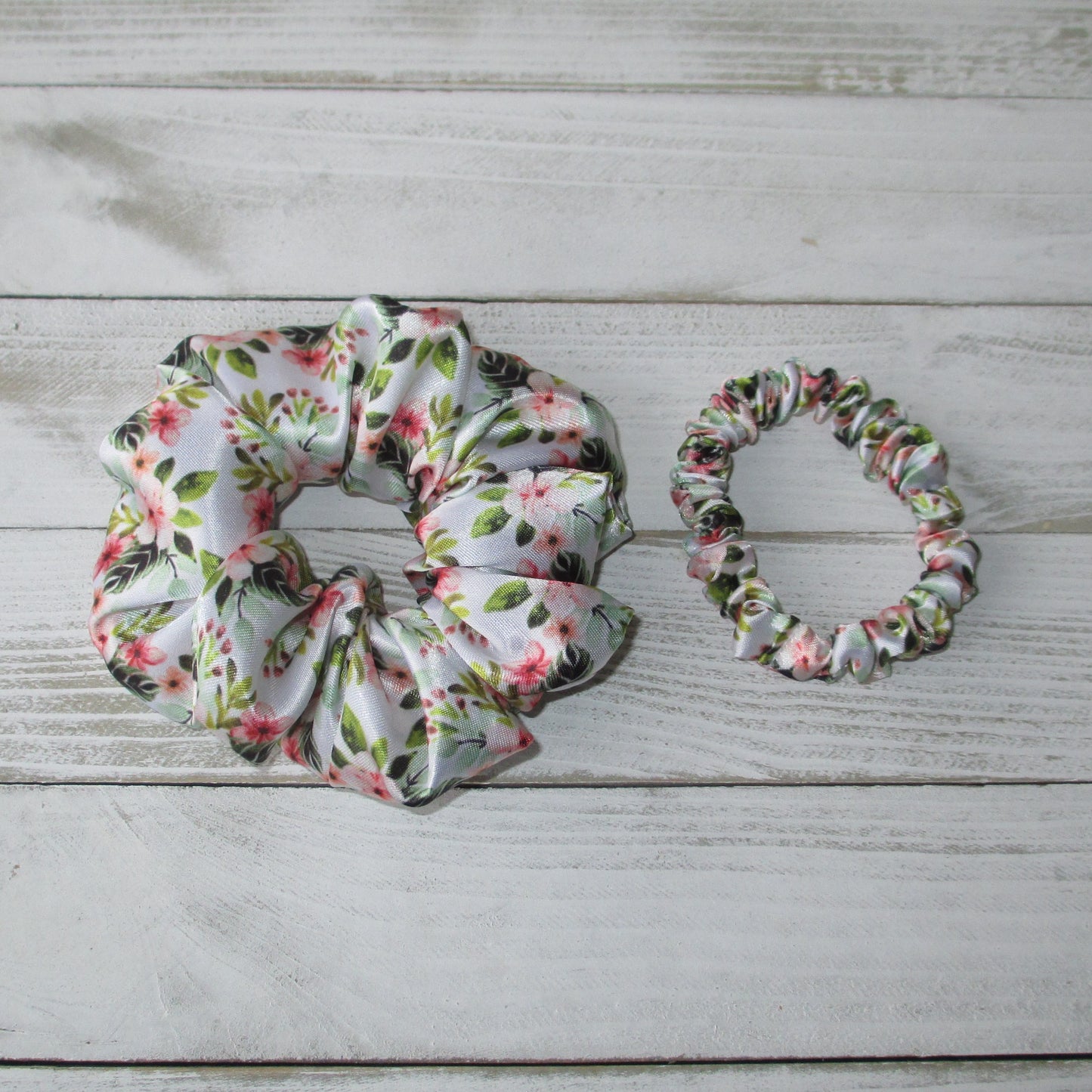 Tropical Floral Scrunchie