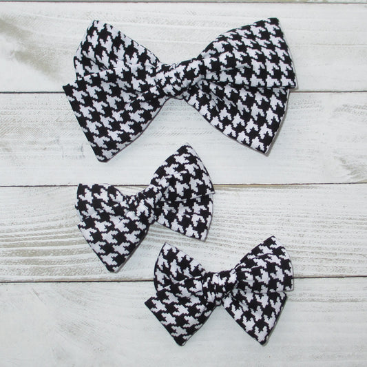 Houndstooth Hairbow