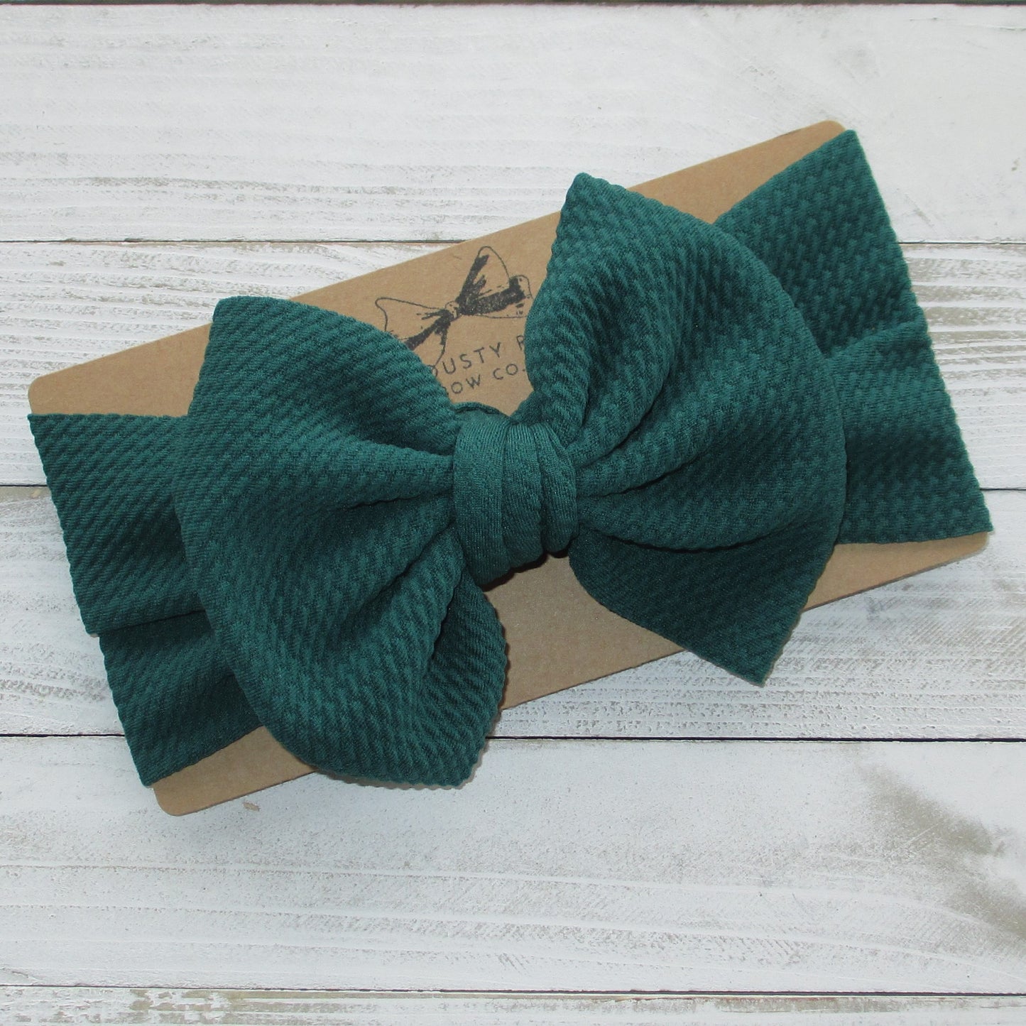 Hunter Green Headwrap Bow