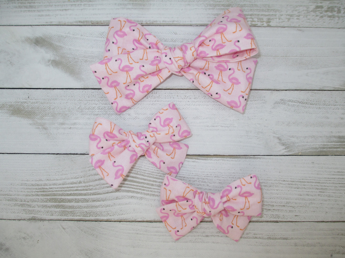 Pink Flamingo Hairbow