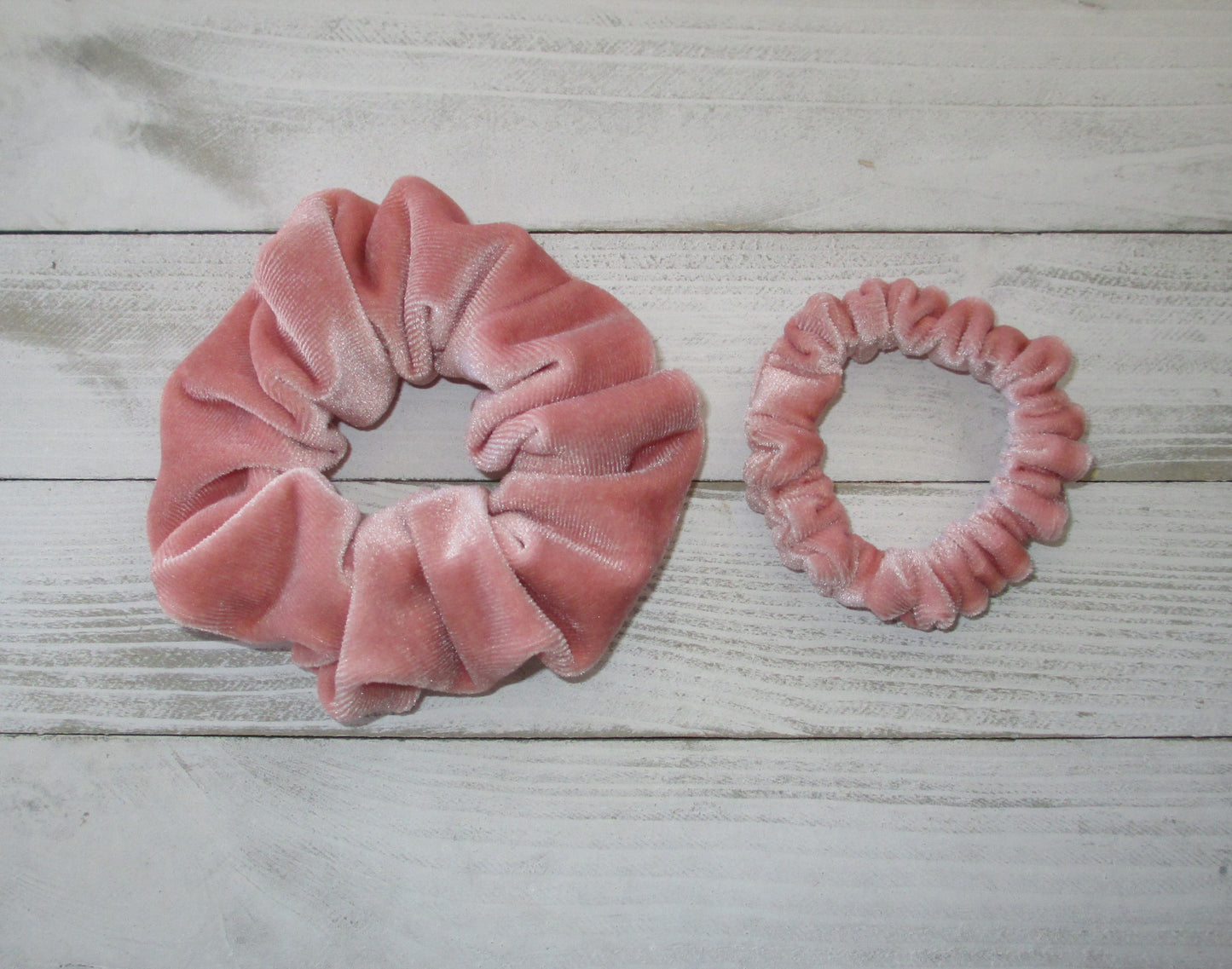 Pink Coral Scrunchie