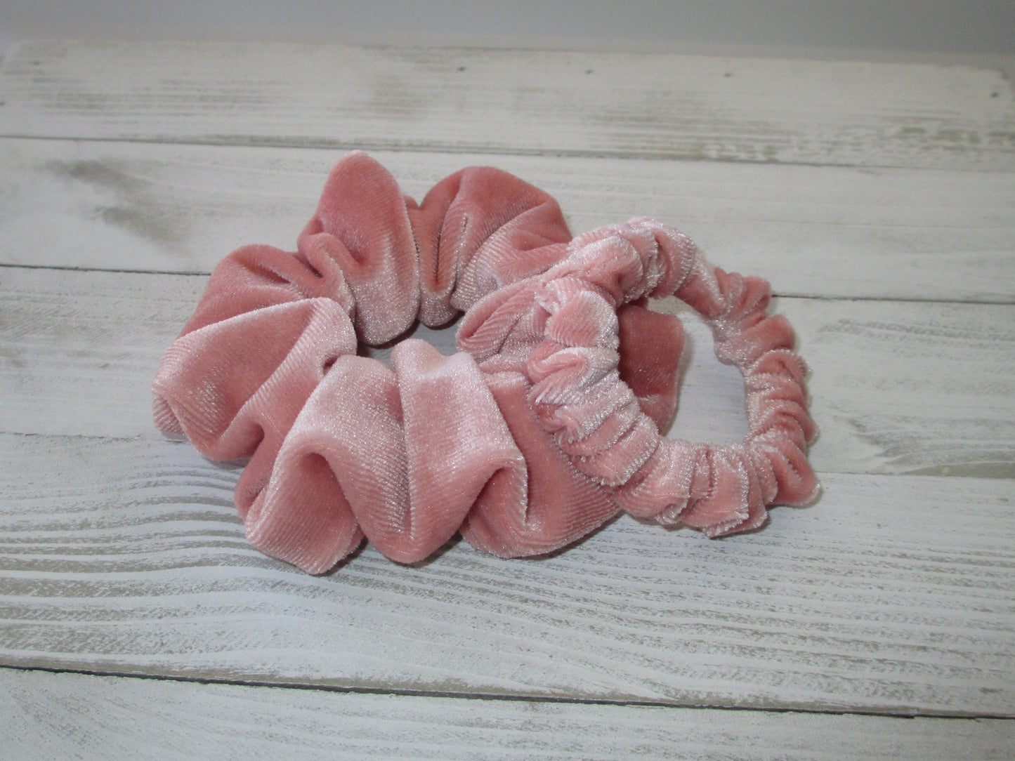 Pink Coral Scrunchie