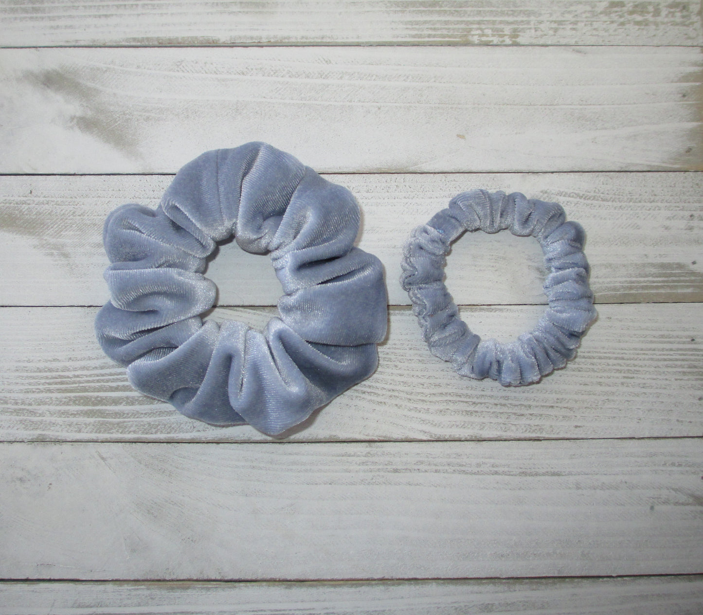 Blue Zen Scrunchie