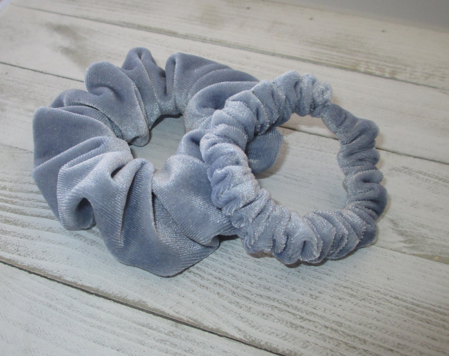 Blue Zen Scrunchie