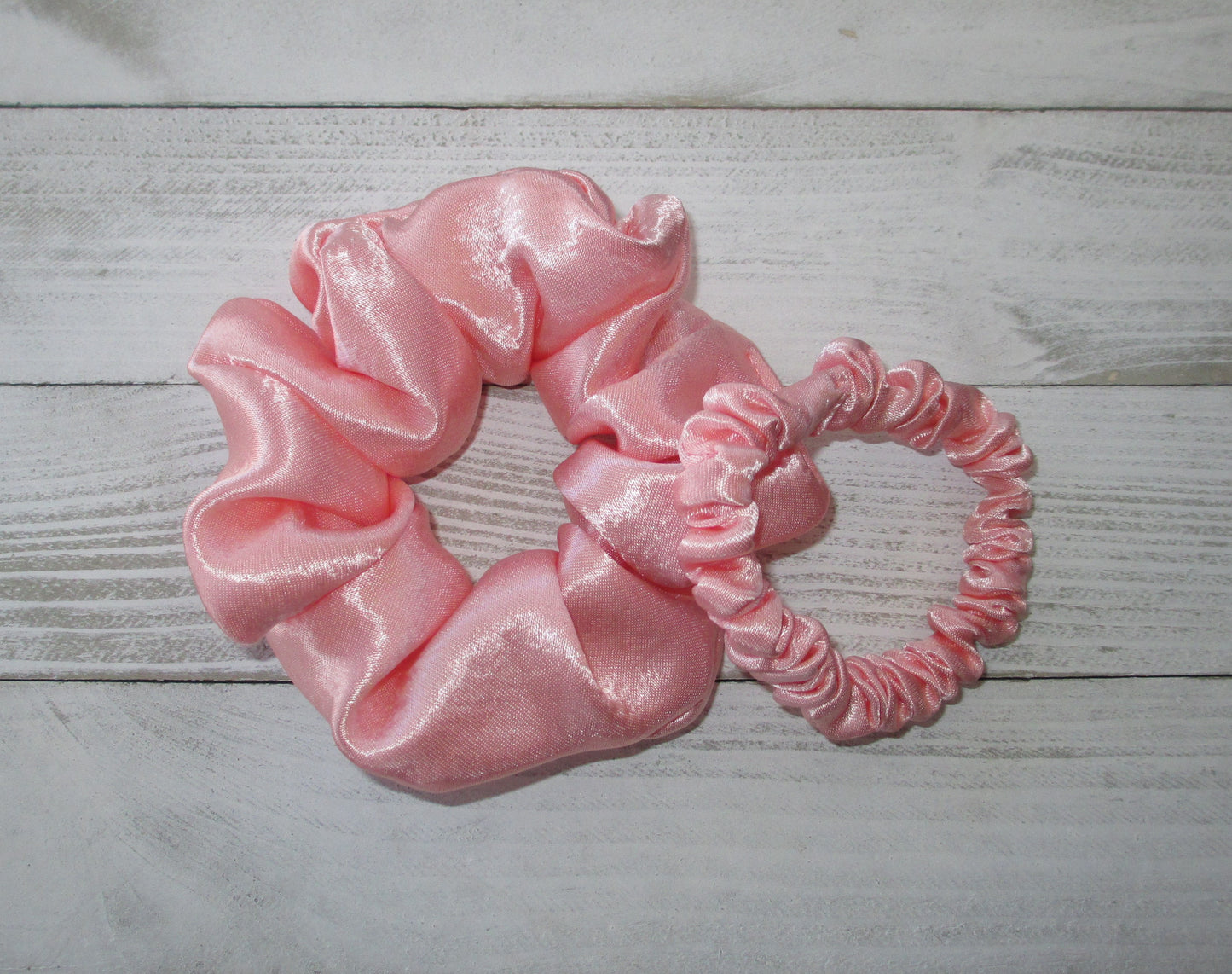 Peachy Pink Scrunchie