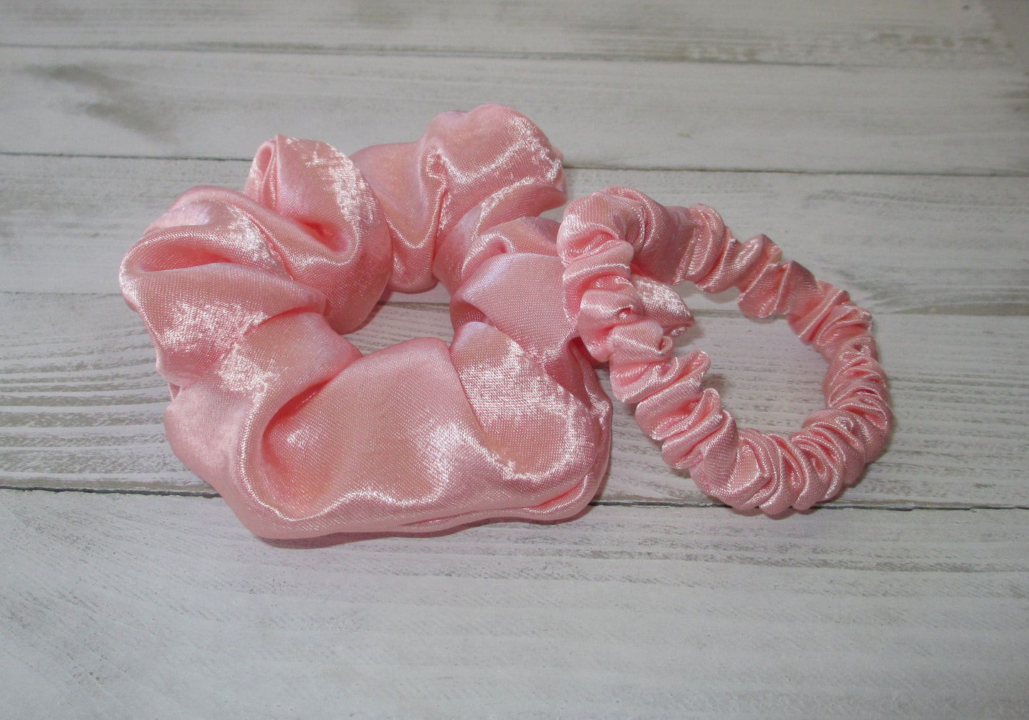 Peachy Pink Scrunchie