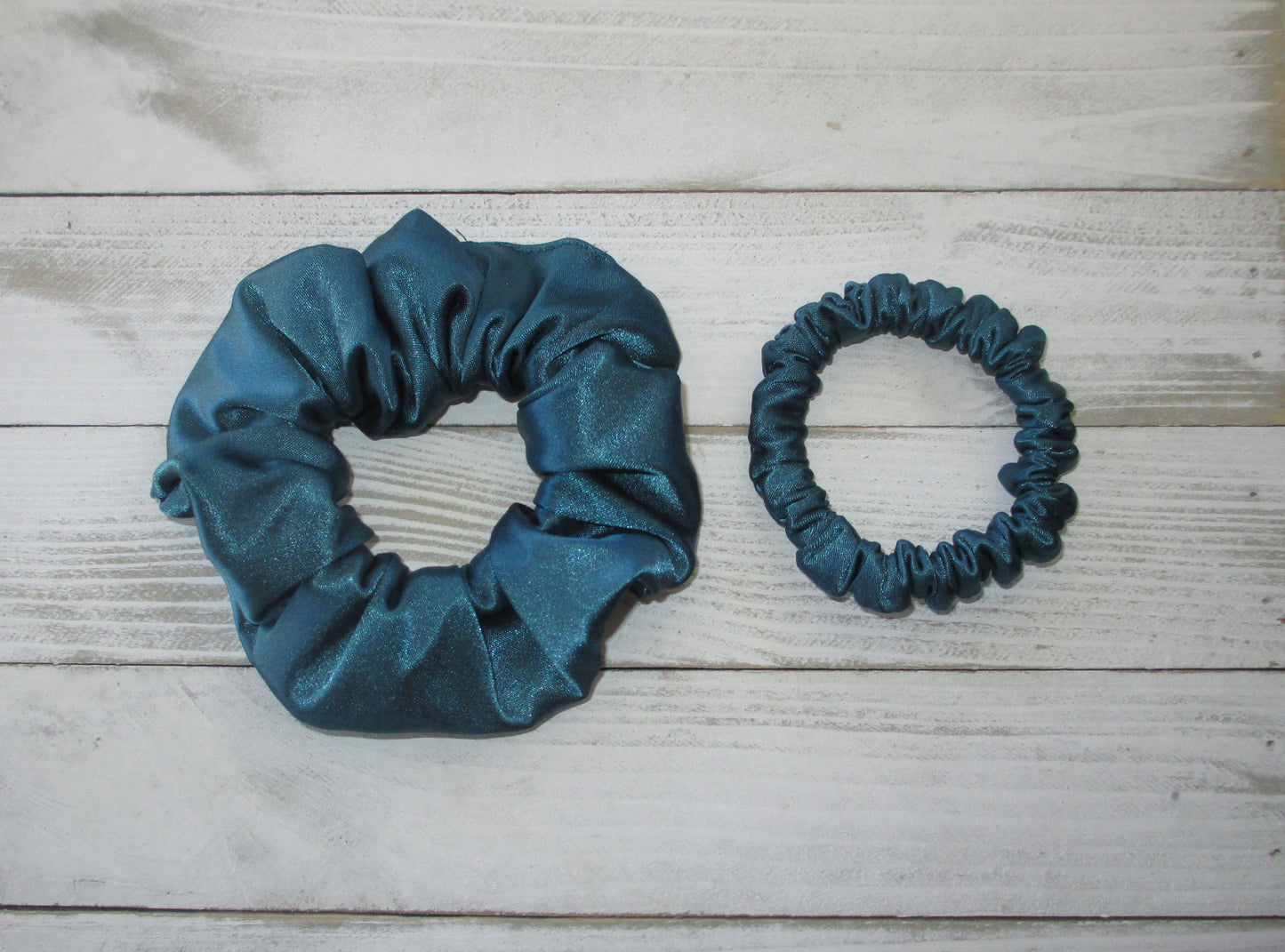 Blue Coral Scrunchie