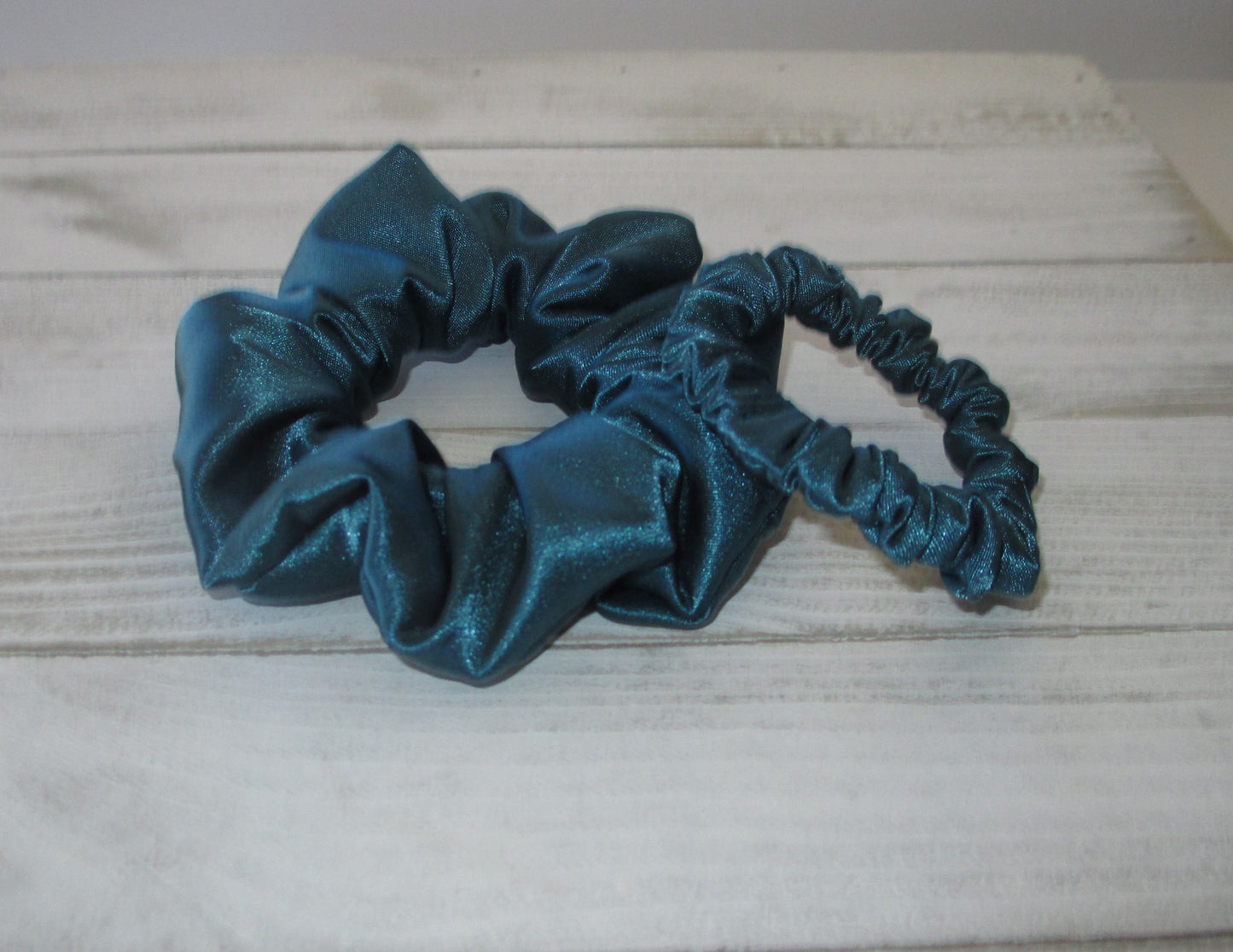 Blue Coral Scrunchie