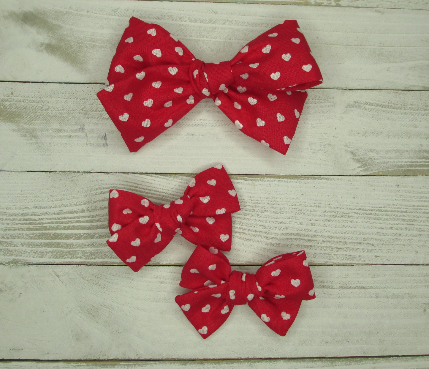 Red Valentine Hairbow