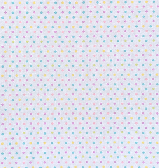 Pastel Polka Dot Hairbow